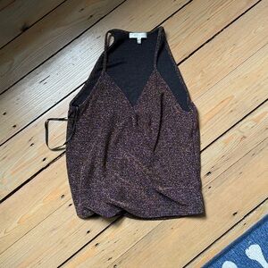 Elegant Black and Multicolor Women's Tank Top